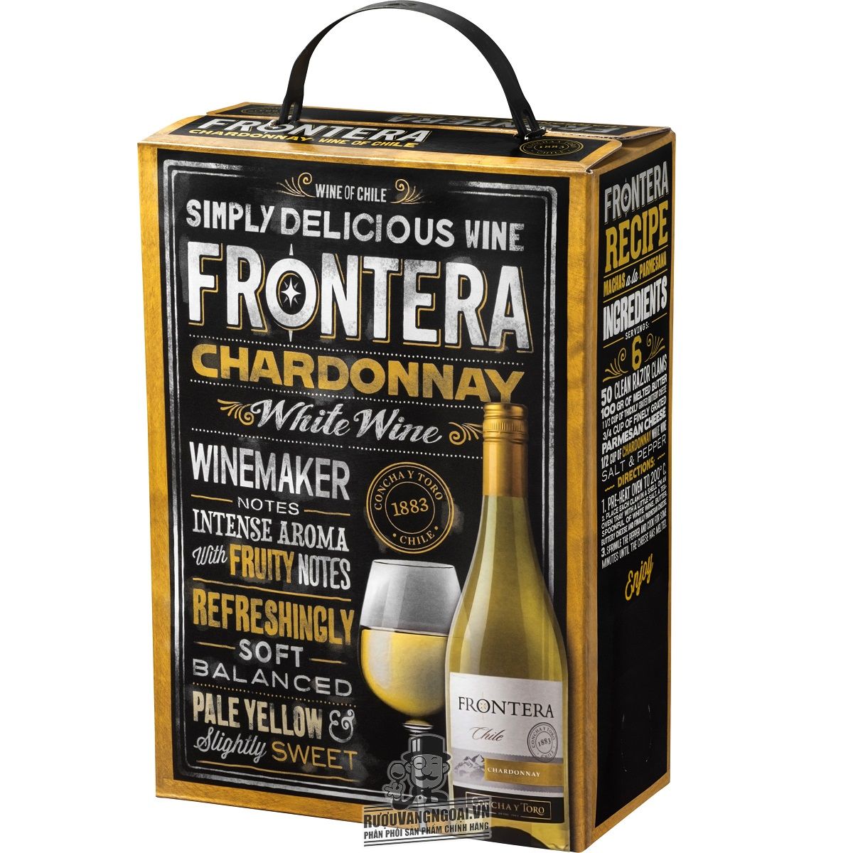 Vang Bịch Chile Bib Frontera 3L Chardonnay