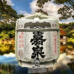 Rượu Sake Tamura Shuzojo Kasen Taru - Rượu Sake Bình Cối 1800ML bn3