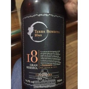 Rượu Vang Chile I8 TERRA BENDITA GRAN RESERVA bn1