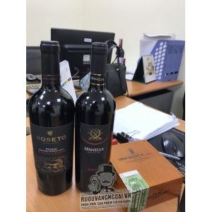 Rượu Vang Ý ROSETO PUGLIA NEGROAMARO bn1