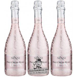 Rượu Vang Ý Sensi 18K Prosecco Rose Brut thượng hạng