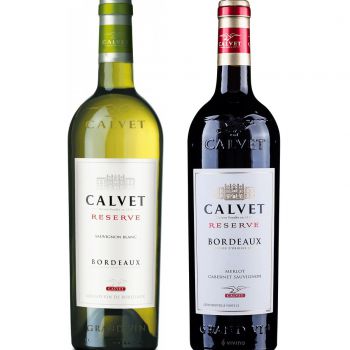 Rượu Vang Pháp CALVET RESERVE BORDEAUX ĐỎ - TRẮNG