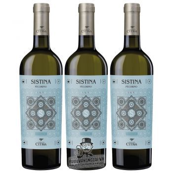 Rượu Vang Ý Sistina Pecorino Terre di Chieti thượng hạng