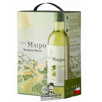 Vang Chile Vina Maipo Sauvignon Blanc Bịch 3L