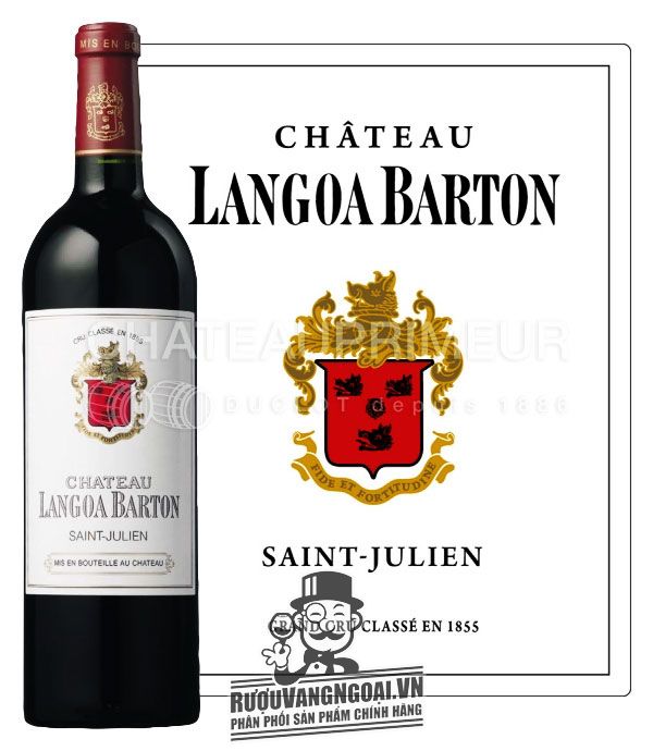 vang pháp Chateau Langoa-Barton 3eme Cru Classe Bordeaux Medoc