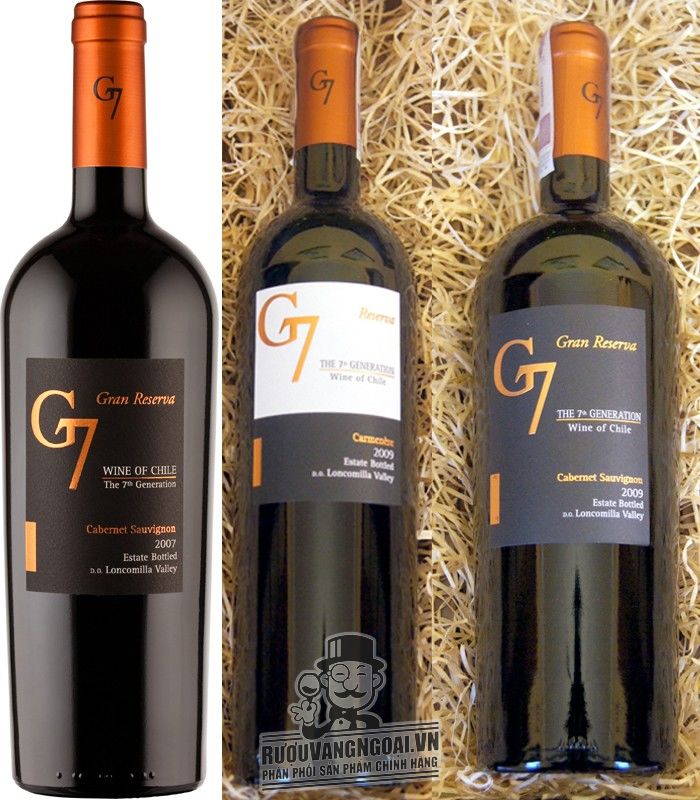 Kết quả hình ảnh cho g7 gran reserva cabernet sauvignon