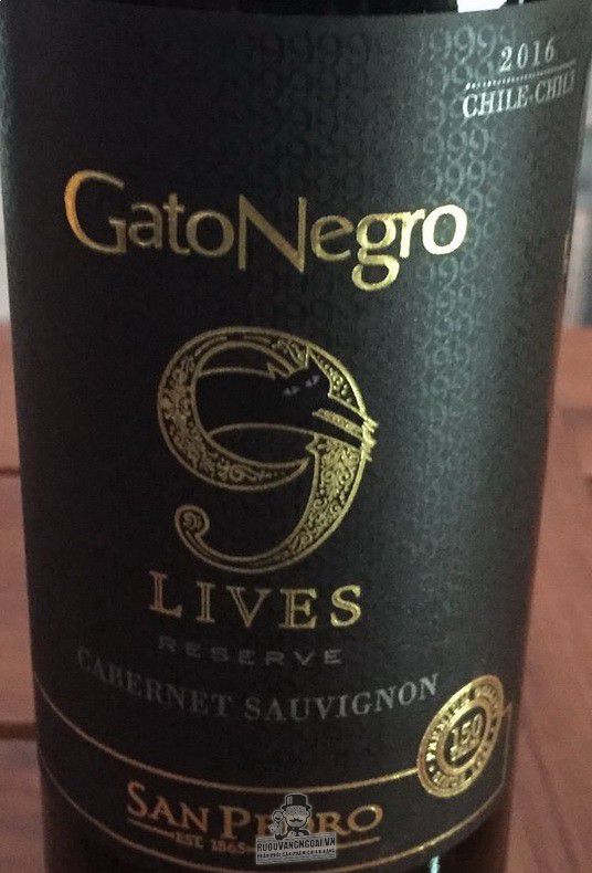 Vang Chile Gato Negro 9 Lives Reserve Sauvignon