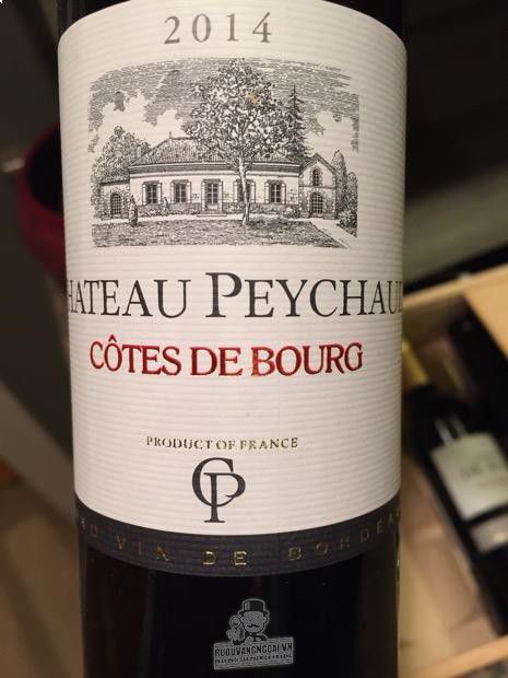 Rượu vang Chateau Peychaud Côtes De Bourg