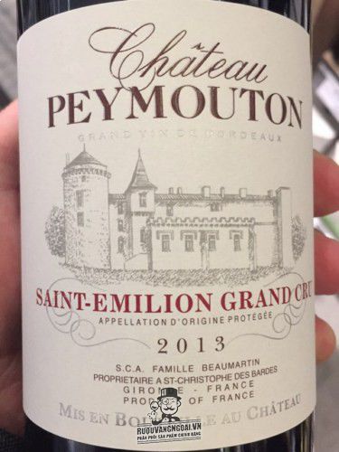 Rượu vang Chateau Peymouton Saint- Emilion Grand Cru