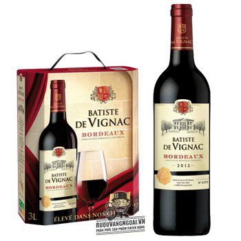 Vang Pháp Batiste de Vignac Bordeaux