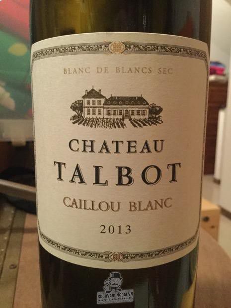 Vang Pháp Chateau Talbot Caillou Blanc 2014