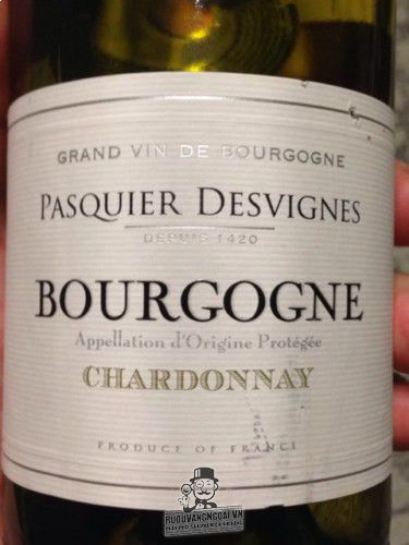 Rượu vang Bourgogne Pasquier Desvignes Chardonnay