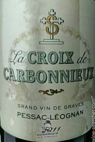 Vang Pháp Croix de Carbonnieux 2013