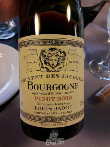Vang Pháp Louis Jadot Pinot Noir Couvent des Jacobins