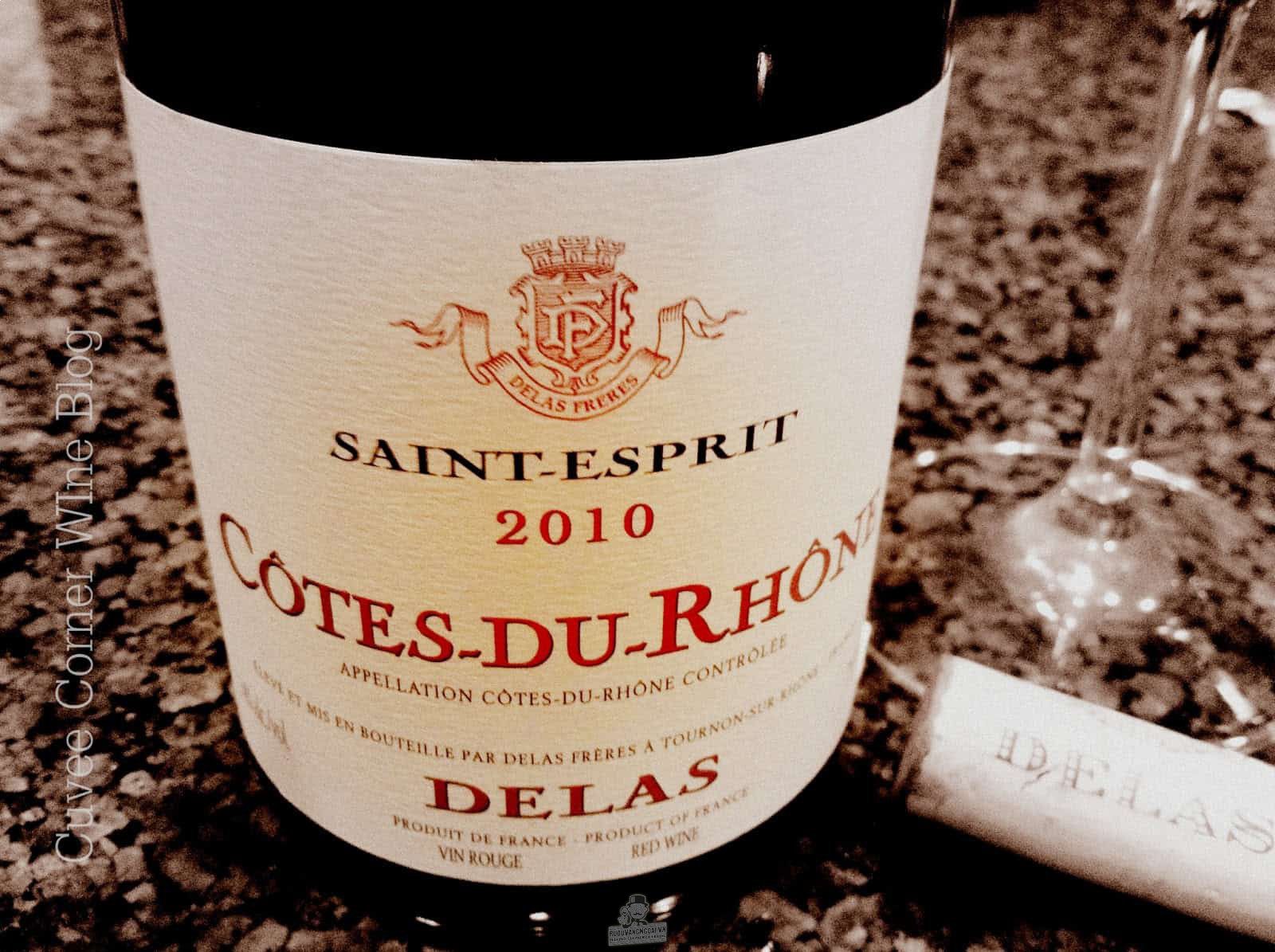 Rượu vang Pháp Delas St Esprit