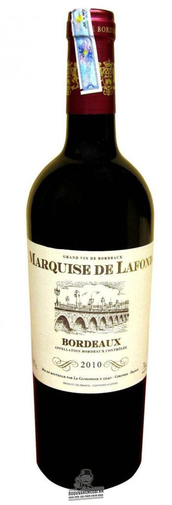 Rượu vang Marquise De Lafond Bordeaux