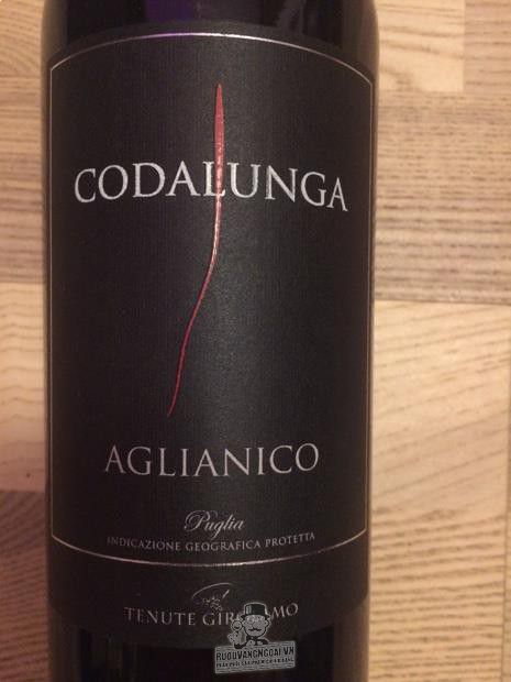 Rượu vang Codalunga Aglianico Tenute Girolamo