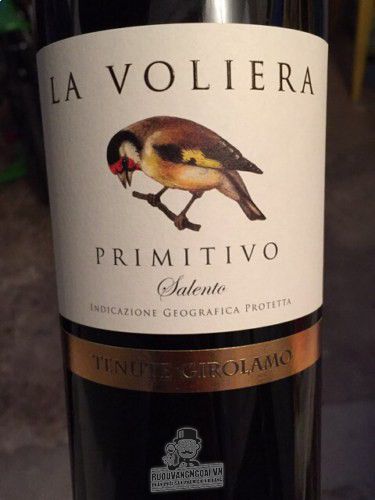 Rượu vang La Voliera Primitivo Salento IGT