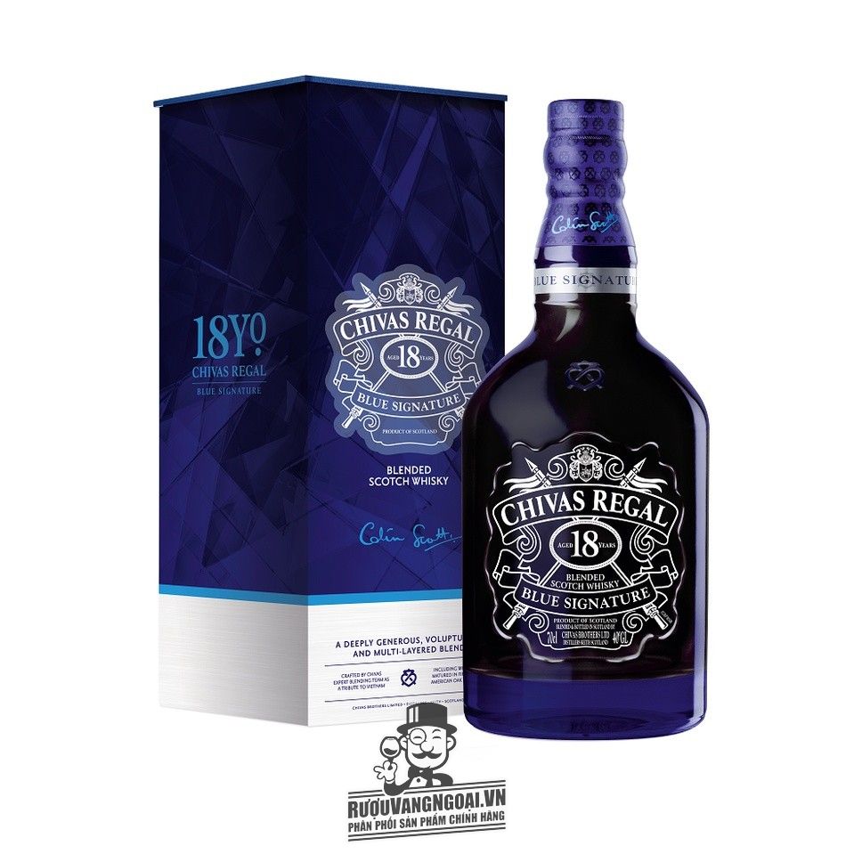 Rượu Chivas 18 Blue Signature 