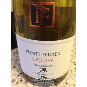 Vang Chile Punti Ferrer Chardonnay bn2