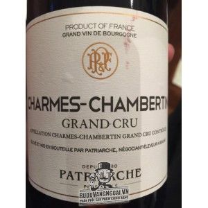 Vang Pháp CHARMES CHAMBERTIN GRAND CRU PATRIARCHE bn1