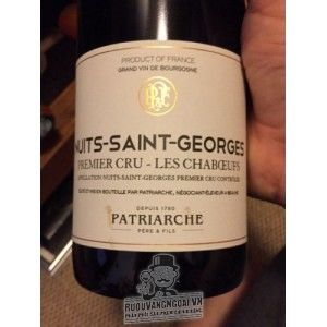 Vang Pháp NUITS SAINT GEORGES PATRIARCHE bn1