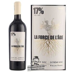 Rượu Vang Pháp LA FORCE DE L'AGE 17 độ