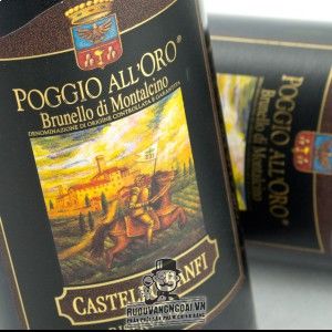 Rượu vang Castello Banfi Poggio All Oro Riserva bn2