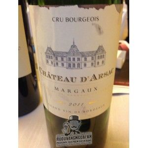 Rượu vang Pháp Chateau D‘Arsac Margaux Cru Bourgeois bn2