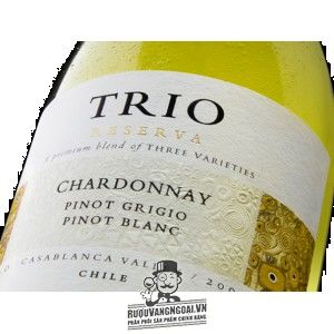 Vang Chile Concha y Toro Trio Reserva Chardonnay bn1