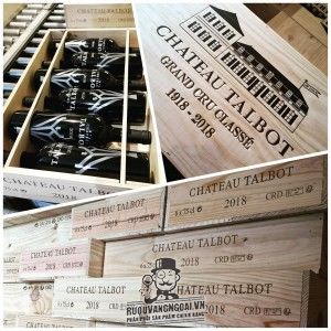 Rượu Vang Pháp CHATEAU TALBOT 2018 Thượng hạng bn1