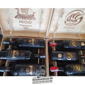 Rượu Vang Ý INIZIO NEGROAMARO SALENTO bn1