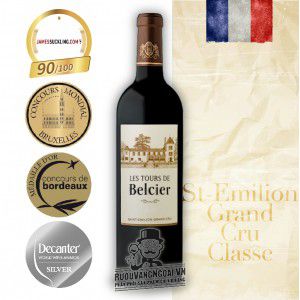 Vang Pháp Les Tours de Belcier Saint Emilion Grand Cru Classe bn1