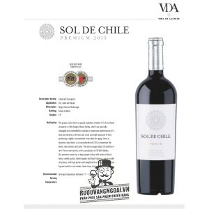 Vang Chile Sol de Chile Premium Cabernet Sauvignon bn1