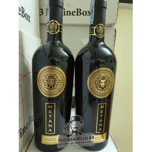 Rượu Vang Ý METANA NEGROAMARO MALVASIA NERA 17 độ uống ngon bn1