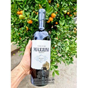 Vang Ý Mazzini Primitivo Pulia 17 độ uống ngon bn1