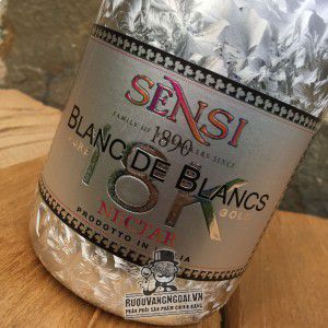 Rượu Vang Ý Sensi 18K Blanc de Blancs Nectar thượng hạng bn3