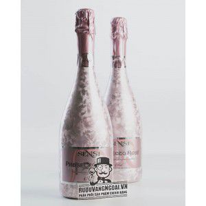 Rượu Vang Ý Sensi 18K Prosecco Rose Brut thượng hạng bn1