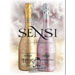 Rượu Vang Ý Sensi 18K Prosecco Rose Brut thượng hạng bn3