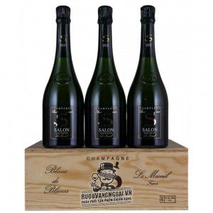 Rượu Vang Nổ Salon Champagne Le Mesnil Blanc de Blancs cao cấp bn1