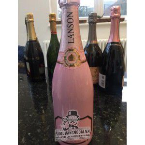 Rượu Champagne Lanson Rose Label uống ngon bn1