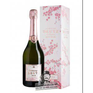 Rượu vang nổ Deutz Brut Classic Rose Sakura cao cấp bn2