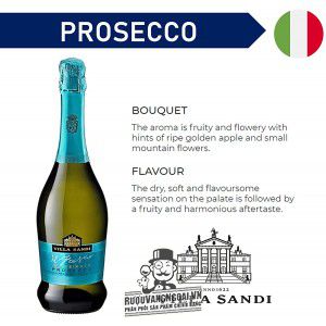 Rượu Vang Ý Villa Sandi IL Fresco Millesimato Treviso Prosecco uống ngon bn3