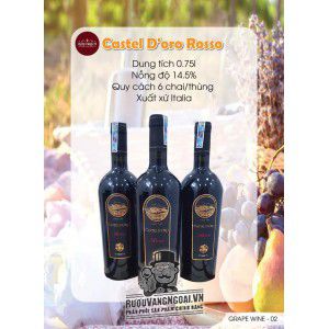 Rượu Vang Castel DOro Vino Rosso uống ngon bn3