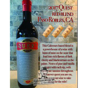 Rượu vang Quest Blend Paso Robles California thượng hạng bn3