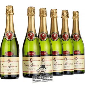 Rượu Vang Nổ Pierre Larousse blanc de blancs Brut uống ngon bn2