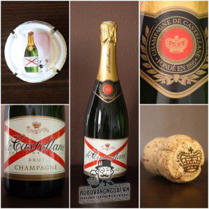 Rượu Champagne Pháp de Castellane Brut thượng hạng bn1