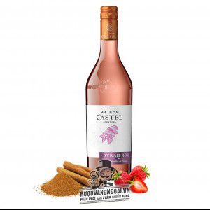 Vang Pháp Maison Castel Syrah Rose uống ngon bn1