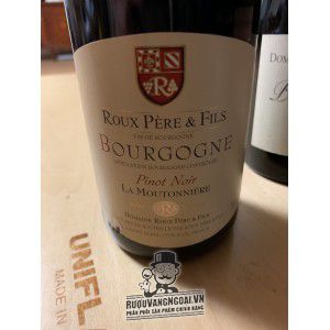 Vang Pháp Roux Pere Fils Bourgogne Pinot Noir La Moutonniere uống ngon bn1