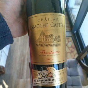 Vang Pháp Chateau Lamothe Castera Bordeaux uống ngon bn2